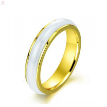 Best quality Korean personality smooth rotatable, ceramic wedding Ring rose gold for women